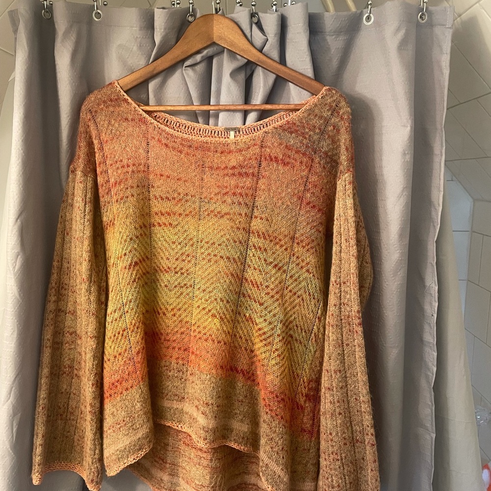 Free People Summer Festival sweater size Large